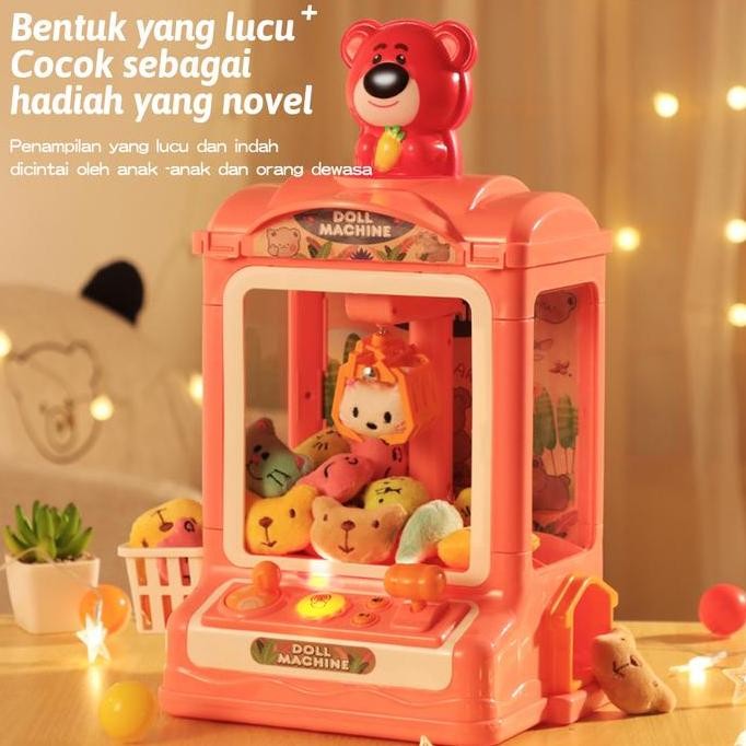 Promo / Terlaris mesin capit boneka Mainan Mesin Capit Dengan Musik Dan Lampu Mainan Claw Game Baru 