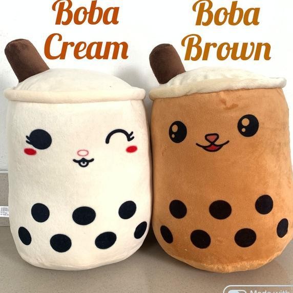 

Boneka Boba Brown Sugar Boba Cream Milk Tea Boba Buah Bahan