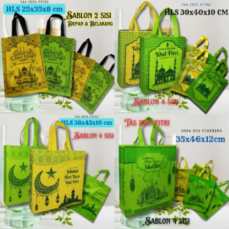 

ryu-56 qw-7 ( 12 pcs) Tas LEBARAN IDUL FITRI PREMIUM , tas idul fitri,tas hampers lebaran, goodie bag,tas spunbond Murah Premium