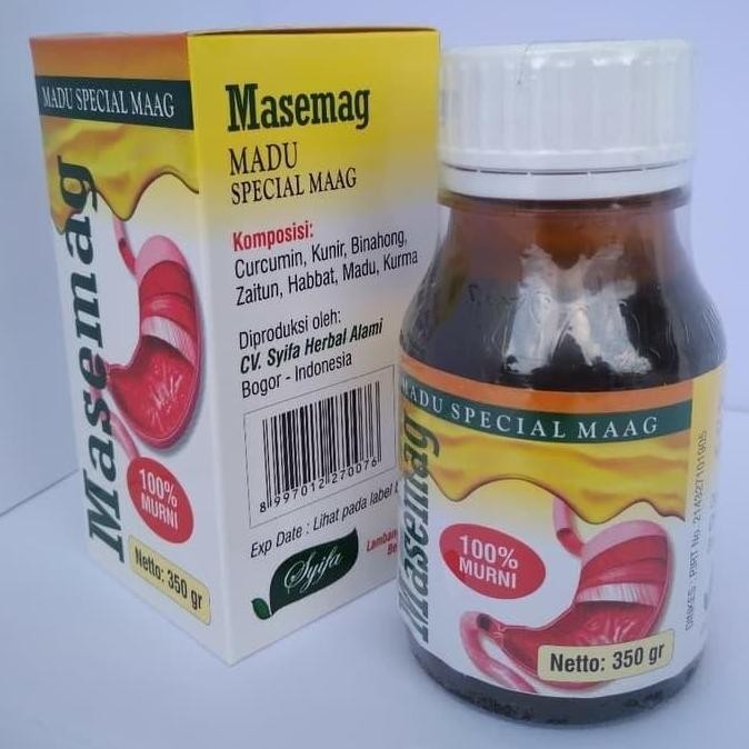 

TERMURAH MADU MASEMAG 350GR - OBAT HERBAL MAAG & ASAM LAMBUNG - MADU PENCERNAAN ALAMI