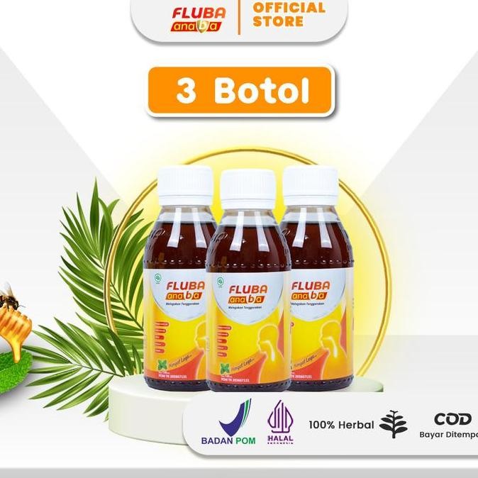 

TERMURAH FLUBA ANABA 3 BOTOL - MADU HERBAL ALAMI UNTUK TENGGOROKAN & BATUK