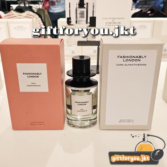 Parfum Zara Fashionably London 40 75 ml EDP Original Wanita Perfume