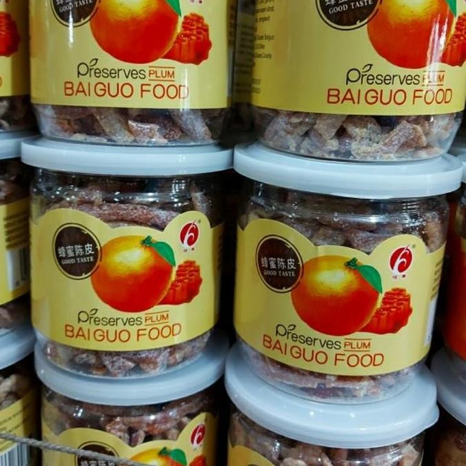 

TERMURAH MANISAN KULIT JERUK RASA MADU BAI GUO FOOD 220GR - PRESERVED PLUM SNACK