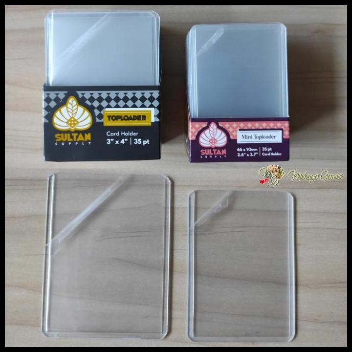 

Terlaris Sultan Peel Off Toploader 25ct with Protective Film Cover Bias PC MPC Best Seller