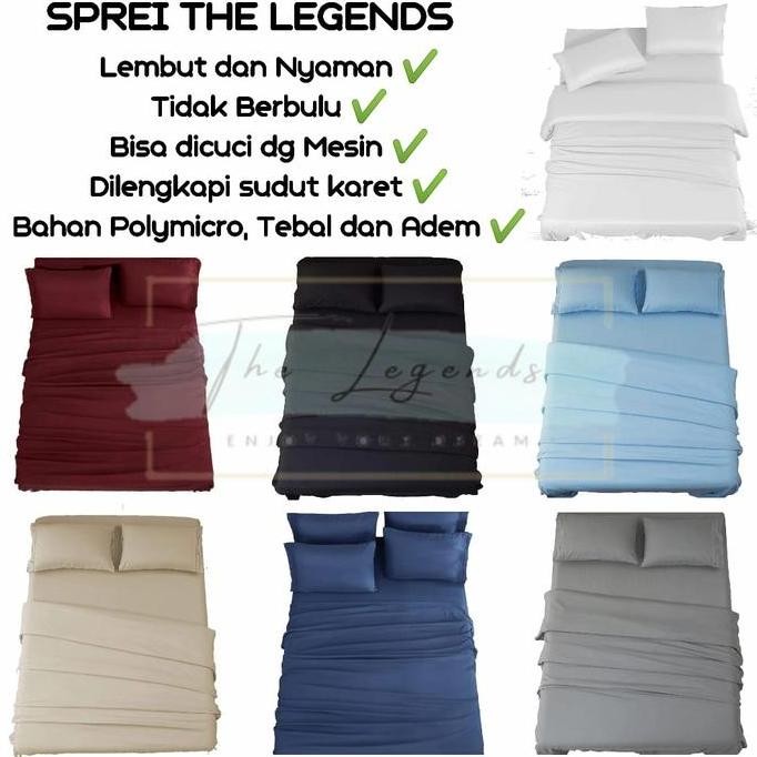 sprei polos ukuran 120x200x25