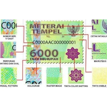 

Kelengkapan Nota 6000