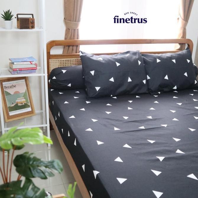Finetrus - Sprei 160x200x30 Sudut Karet Tebal 30 cm