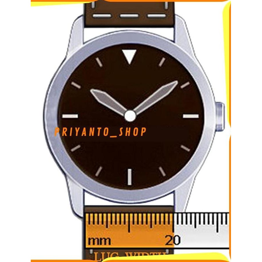 Ori - Strap Rantai Stainless Steel 20Mm Tali Jam Seiko 5 Automatic Silver Polos