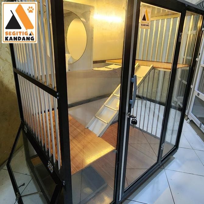 Kandang Kucing Aluminium 1 Pintu Sultan