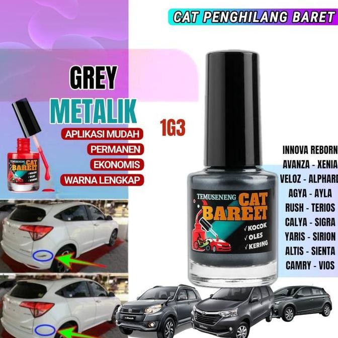 Cat Body Dark Grey Mica 1G3 Abu Tua Glossy Mobil Yaris, Avanza, Rush, dsb Original