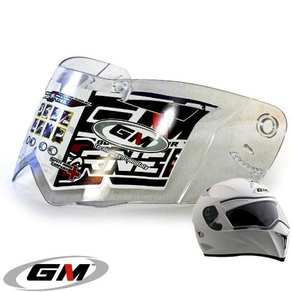 Sale Kaca Visor GM Airborne Bening Transparan - Mika Helm Original Clear