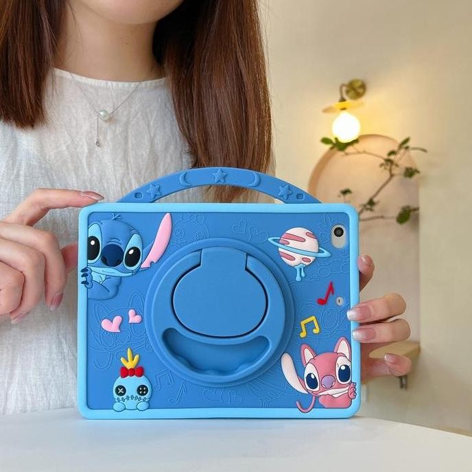 TERBARU SOFTCASE LENOVO XIAOXIN PAD 11 INCH 2024 MOTIF STITCH BONUS STYLUS