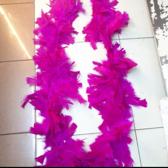 Syal/Selendang Bulu Ayam Tebal Plus