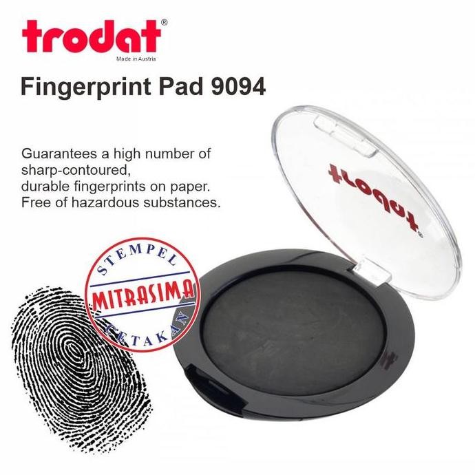 

TERBARU TRODAT 9094 BANTALAN CAP SIDIK JARI FINGER PRINT PAD TINTA HITAM