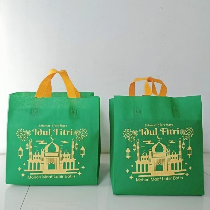 

Aw89 PK32 [LUSINAN Isi 12] Goodie bag Idul Fitri series 2025 - Tas Lebaran Sembako Paket Hemat Murah Meriah Termurah Berkualitas