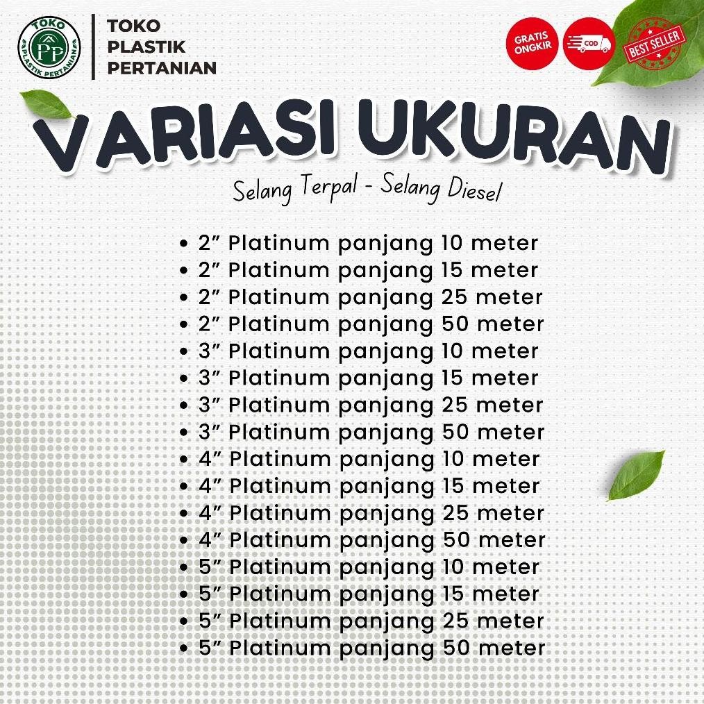 Selang Terpal Plastik 5 Dim 25Cm Panjang 25 Meter - Selang Diesel Sale