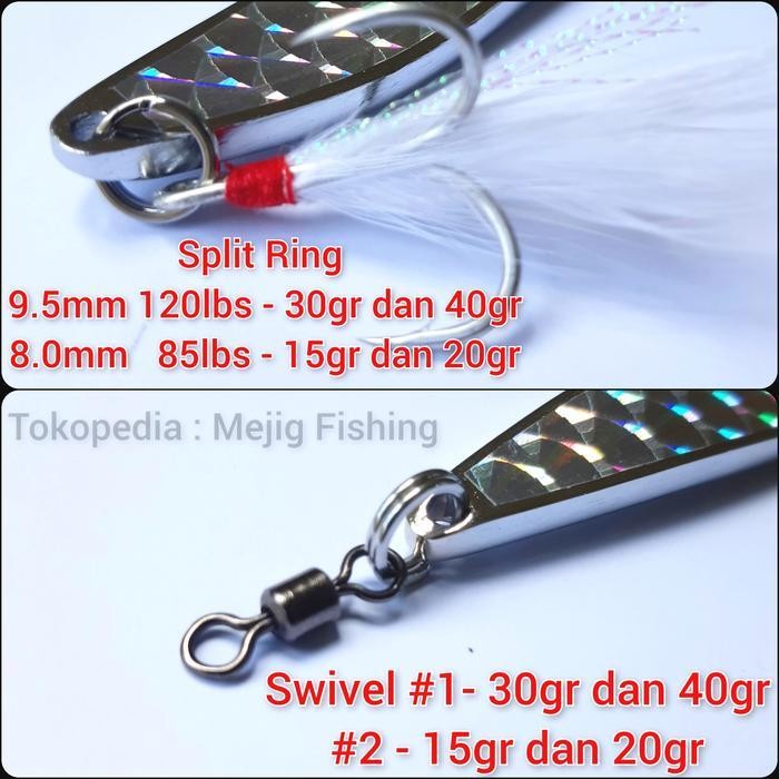 Sss Umpan Pancing Spoon Metal Lure Model S Lengkap Dengan Treble Hook Bulu