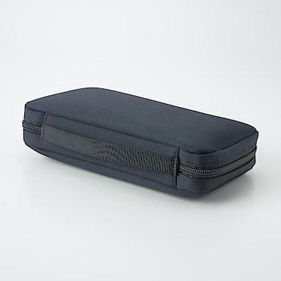 Muji Passport Case with Mesh Pouch - tas / tempat paspor