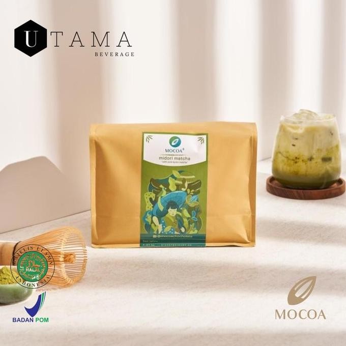 

Terlaris Mocoa Sweetened Midori Matcha - Bubuk Matcha 1Kg Ready Stok