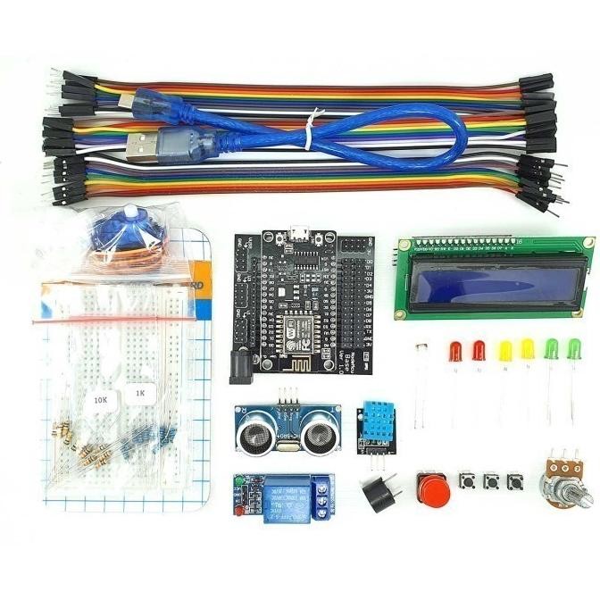 Paket Starter kit IoT ESP32 Nodemcu Starter Kit IoT Belajar Internet Of Things DiM