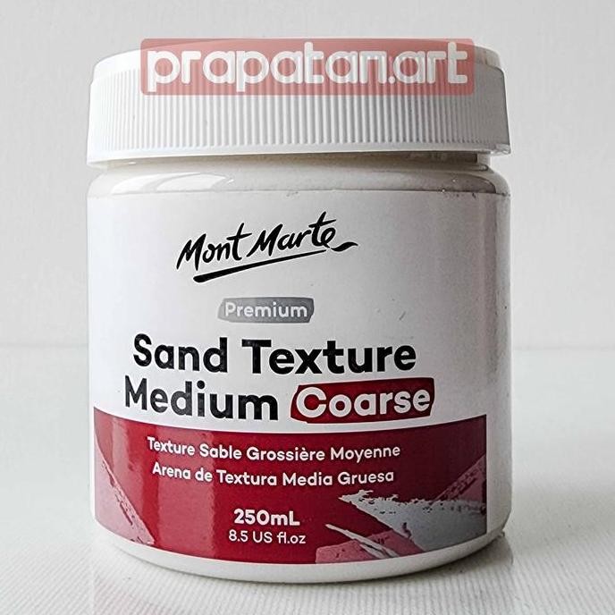 

TERBARU Mont Marte Sand Texture Medium Coarse 250ml | Medium Cat Akrilik BISA GRAB!
