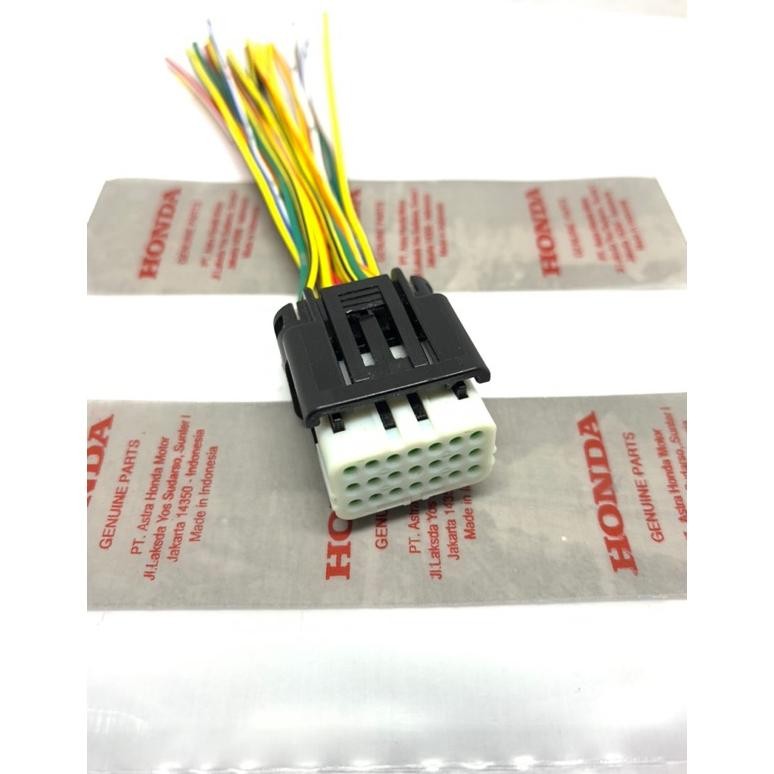 soket scu modul remot keyless honda all new vario pcx 160 soket scu modul pin 21