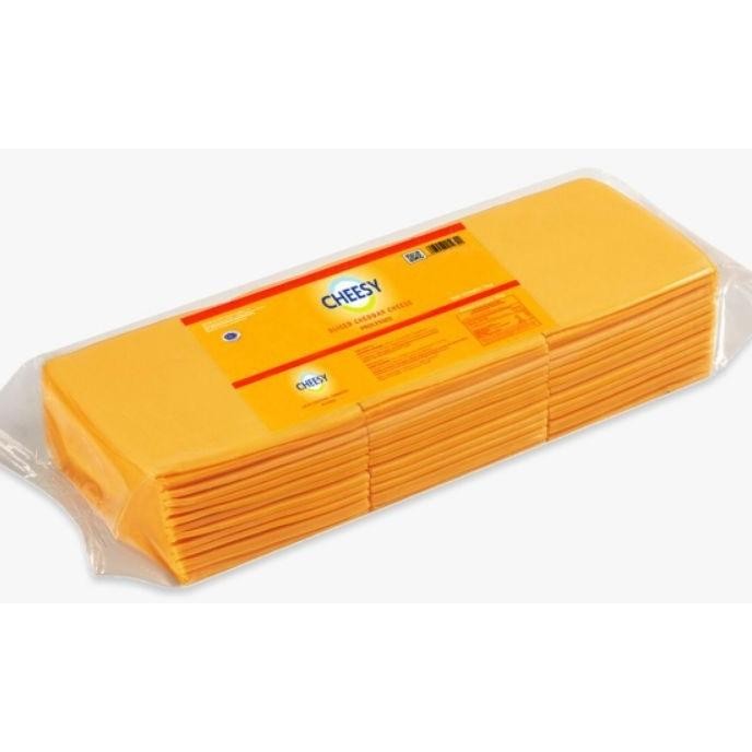 

Keju Slice Cheesy Red Cheddar 28Pcs