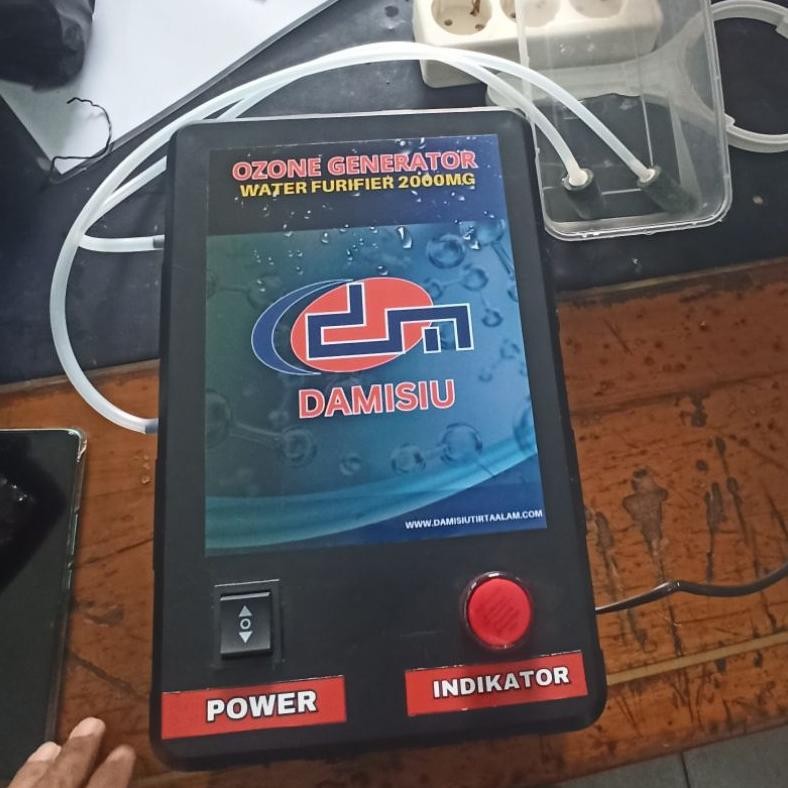Ozone Generator Water Purifier Damisiu untuk Depot Air Minum Amdk Kolam dan aquarium DiM