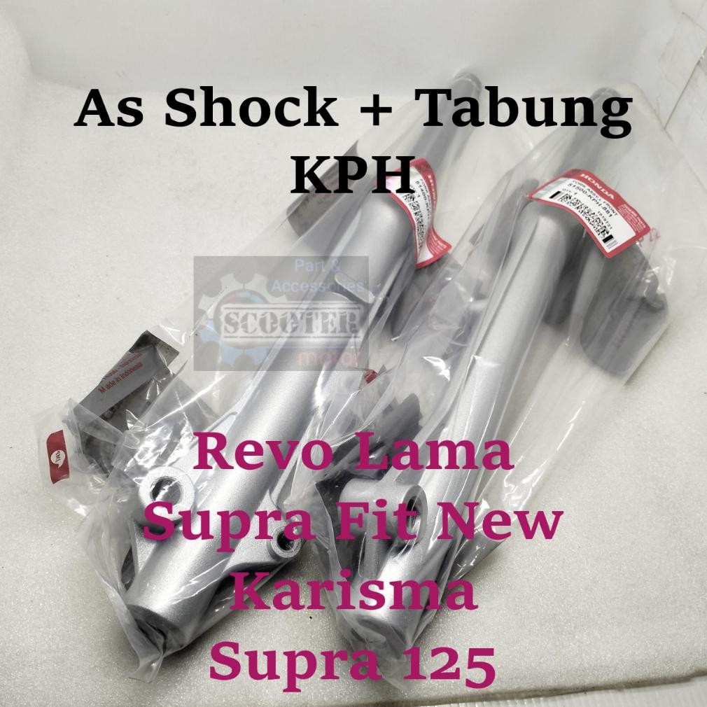 Shock Depan Assy KPH HONDA REVO LAMA SUPRA FIT NEW SUPRA 125  KARISMA AS SOK TABUNG Presisi Awet