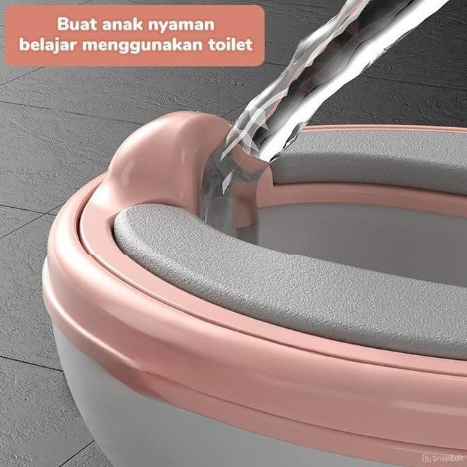 Tempat Belajar Buang Air Anak Potty Toilet Mini Training Anak Wc Jongkok Comfortable Training Seat P