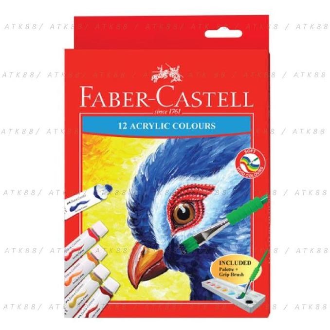 

TERBARU Cat acrylic 12 warna / faber castel akrilik impasto art BISA GOSEND!