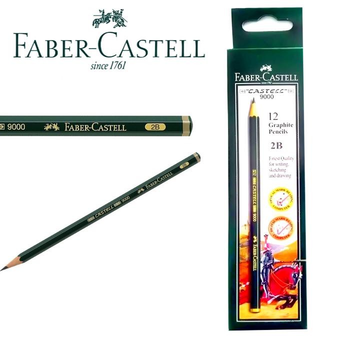 

Pensil 2B Faber Castell 9000 1 Pack Isi 12 Pcs