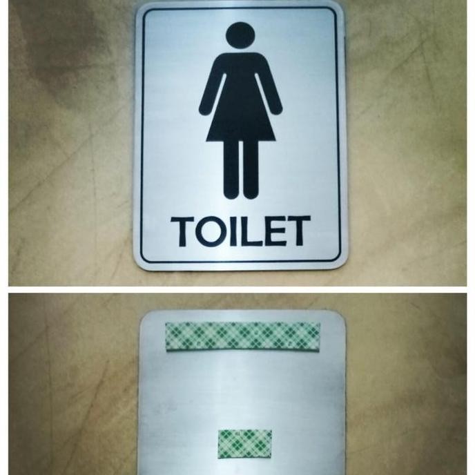 Sign Logo Stainless Etching Grafir Toilet