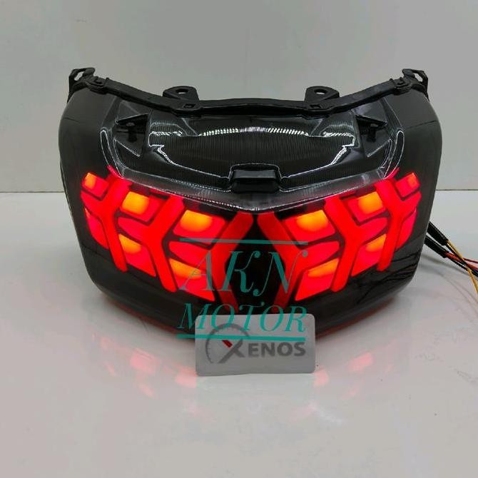 ASLI LAMPU BELAKANG NMAX OLD MODEL LAMBORGHINI + SEIN MOTOR KABEL PLUG & PLAY