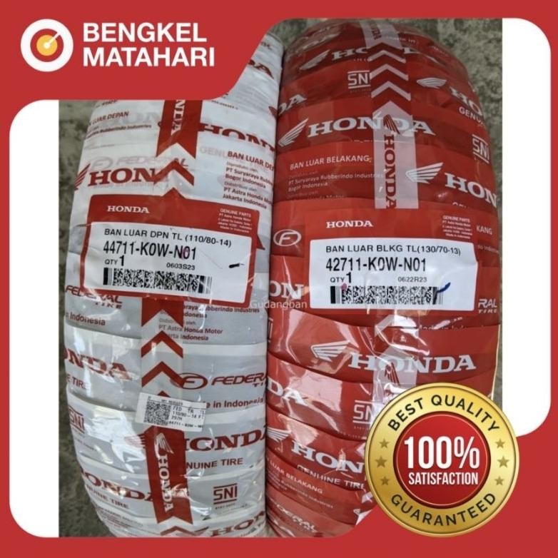 BAN TUBLES RING 13, 14 ADV150 110/80-14 DAN 130/70-13 FEDERAL ORIGINAL AHM