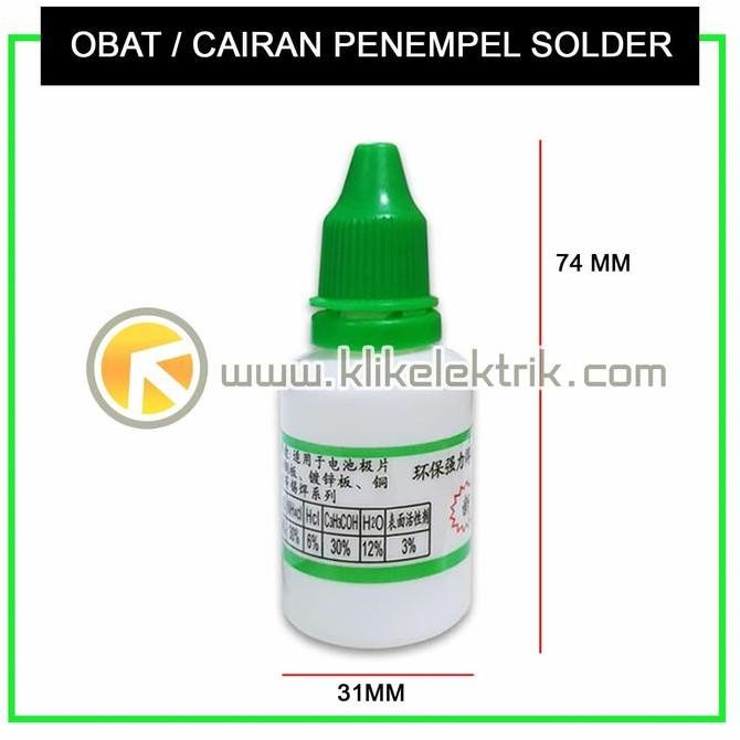 OBAT SOLDER CAIRAN PENEMPEL TIMAH FLUX ALUMINIUM BATERAI LOTFET