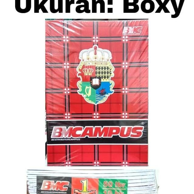 

10 Pcs Buku Tulis Boss 50 Lembar Buku Campus Sekolah Buku Garis Boxy