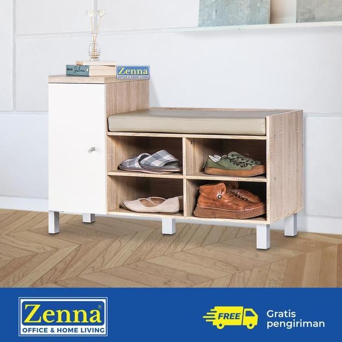 TERBARU - Zenna Rak Sepatu 98 / Lemari Sepatu Minimalis
