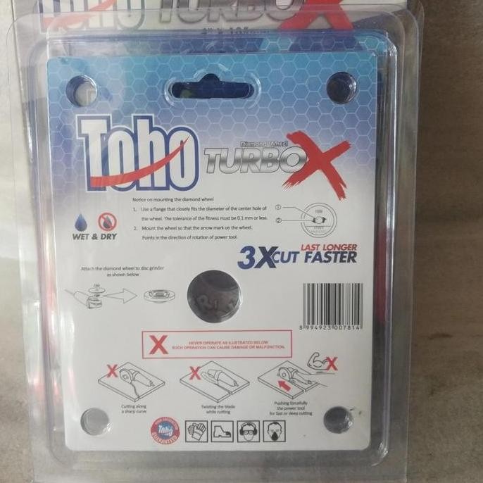 Mata Pisau Potong Granit Kramik Turbo X Toho