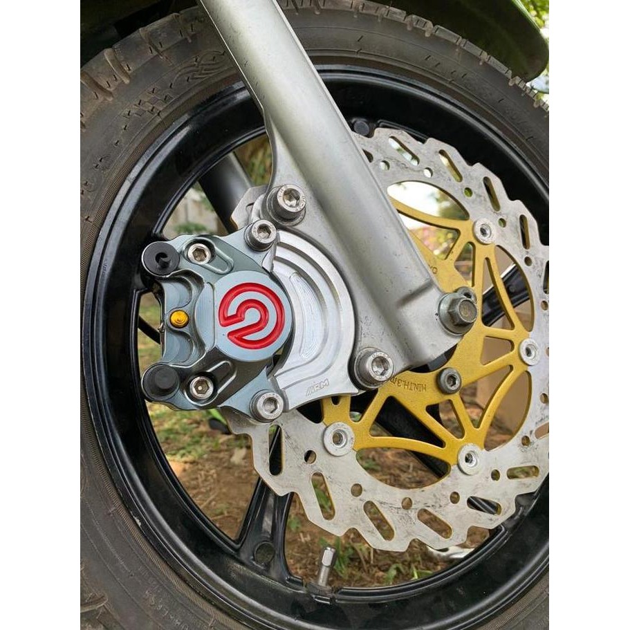 ARM BRAKET KALIPER MIO DISC  220 - 260 ( KALIPER 2P BREMBO )  MOTORCYCLE BRACKET | ARM BRACKET KALIP