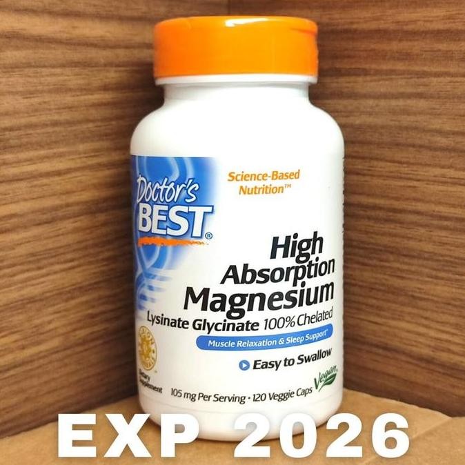 Doctor's Doctor Doctors Best Magnesium Lysinate Glycinate 105 mg -120