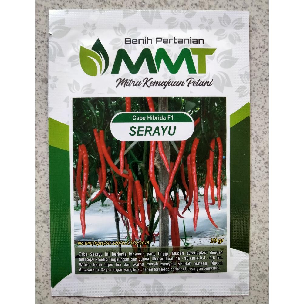 Benih Cabe  Merah Keriting F1 SERAYU 10 gram MMT - Bibit cabe kriting F1 SERAYU srayu