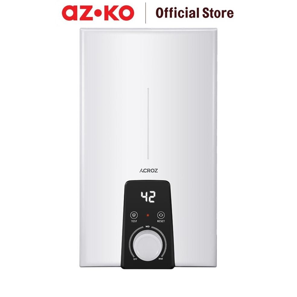 AZKO Acroz Helio Water Heater Listrik Instant Pemanas Air Water Warmer Aksesori Kamar Mandi Alat Pem