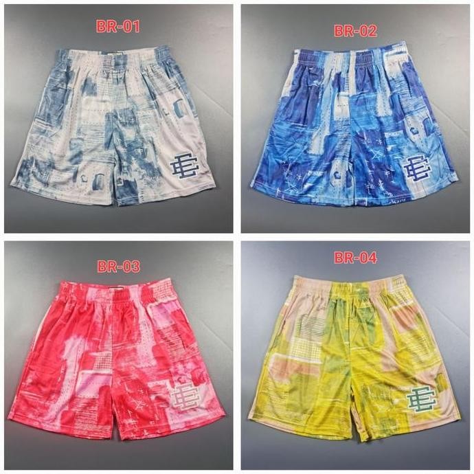 Celana Basket Casual Eric Emanuel Boro Shorts Fashion Streetwear
