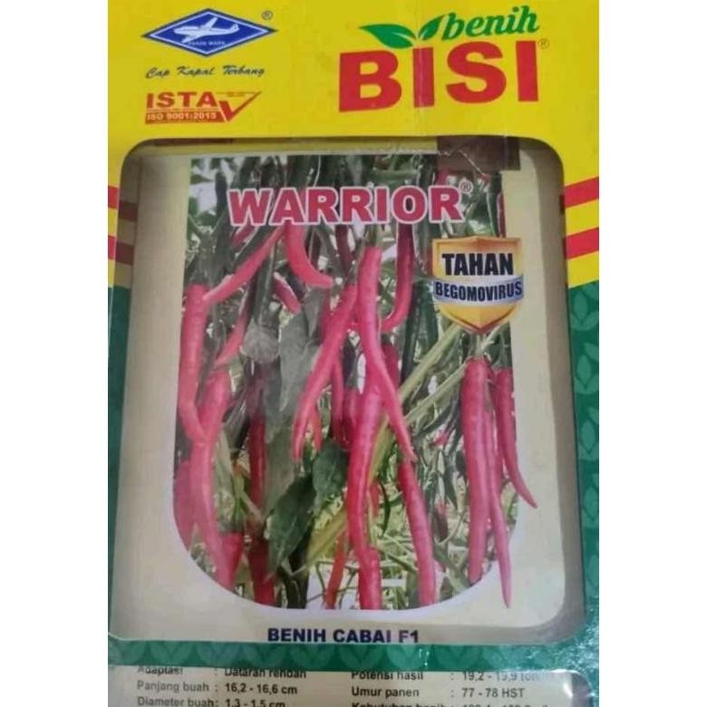 Benih Cabe Merah Besar WARRIOR F1 10 gram