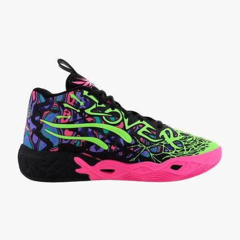 Puma Lamelo Mb.04 Basketball Shoes 'Light Green/Pink/Black'