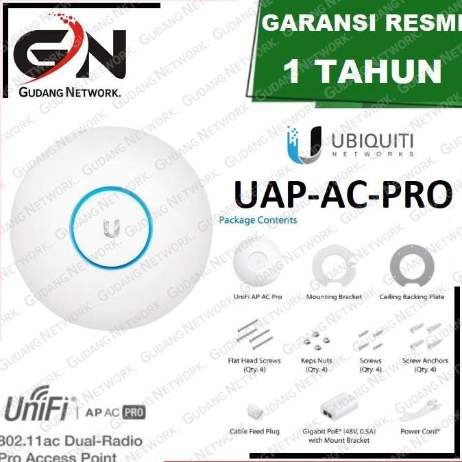 Ubiquity Uap Ac Pro, Unifi Uap-Ac-Pro Include Poe 48V New Stok
