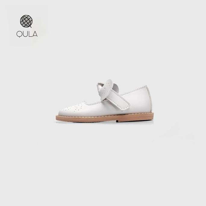 Qula Official - Arme White Series Sepatu Flatshoes Anak Toddler