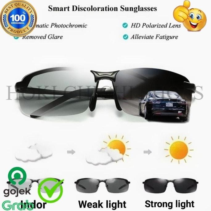 EL Polarized / Kacamata Anti Silau Photochromic Polarized ORIGINAL CC