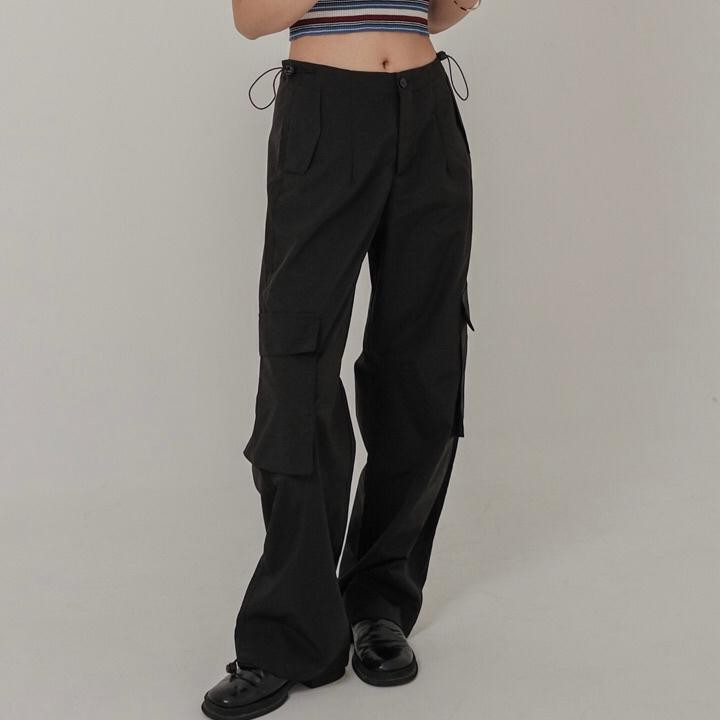 Blossomthebrand Cargo Pants Unisex Y2K Celana Cargo